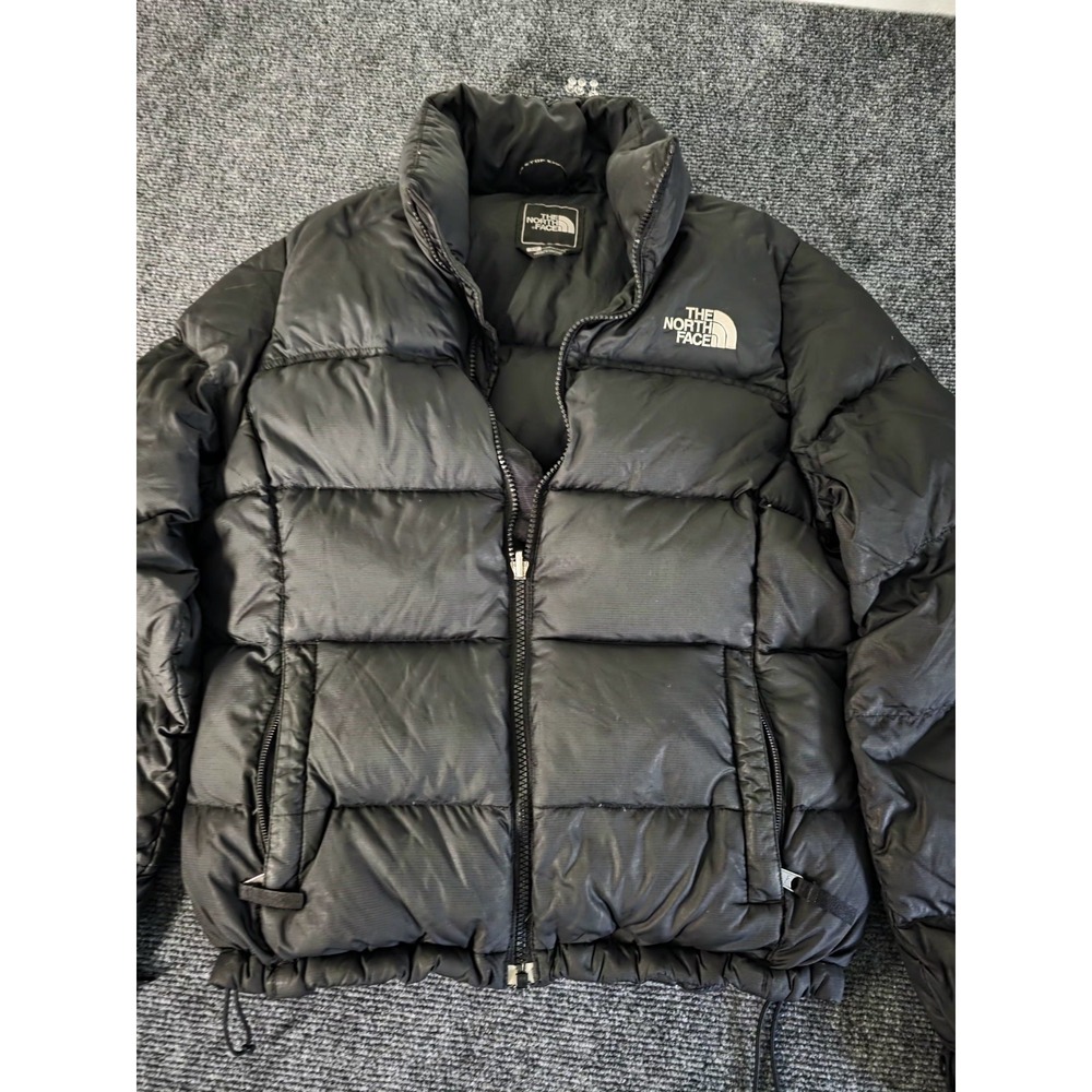 The North Face 700 Nuptse Down Puffer Jacket Black Womens Small NF002YO